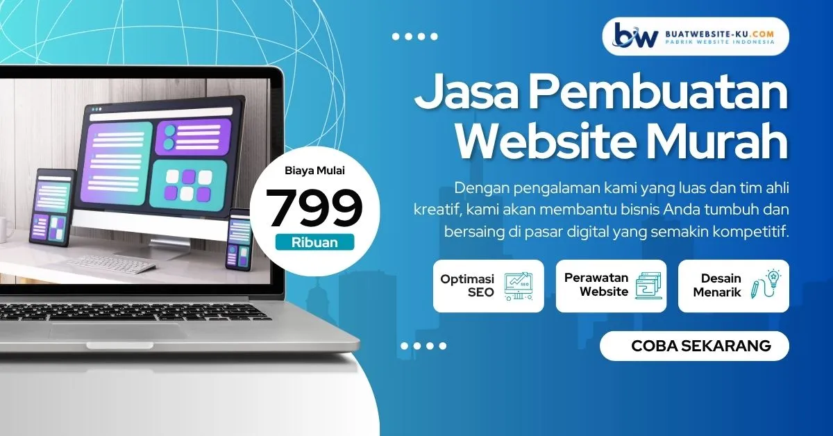 Jasa Pembuatan Website Murah di Surabaya & Sidoarjo